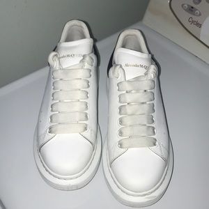 White Alexander McQueen sneakers